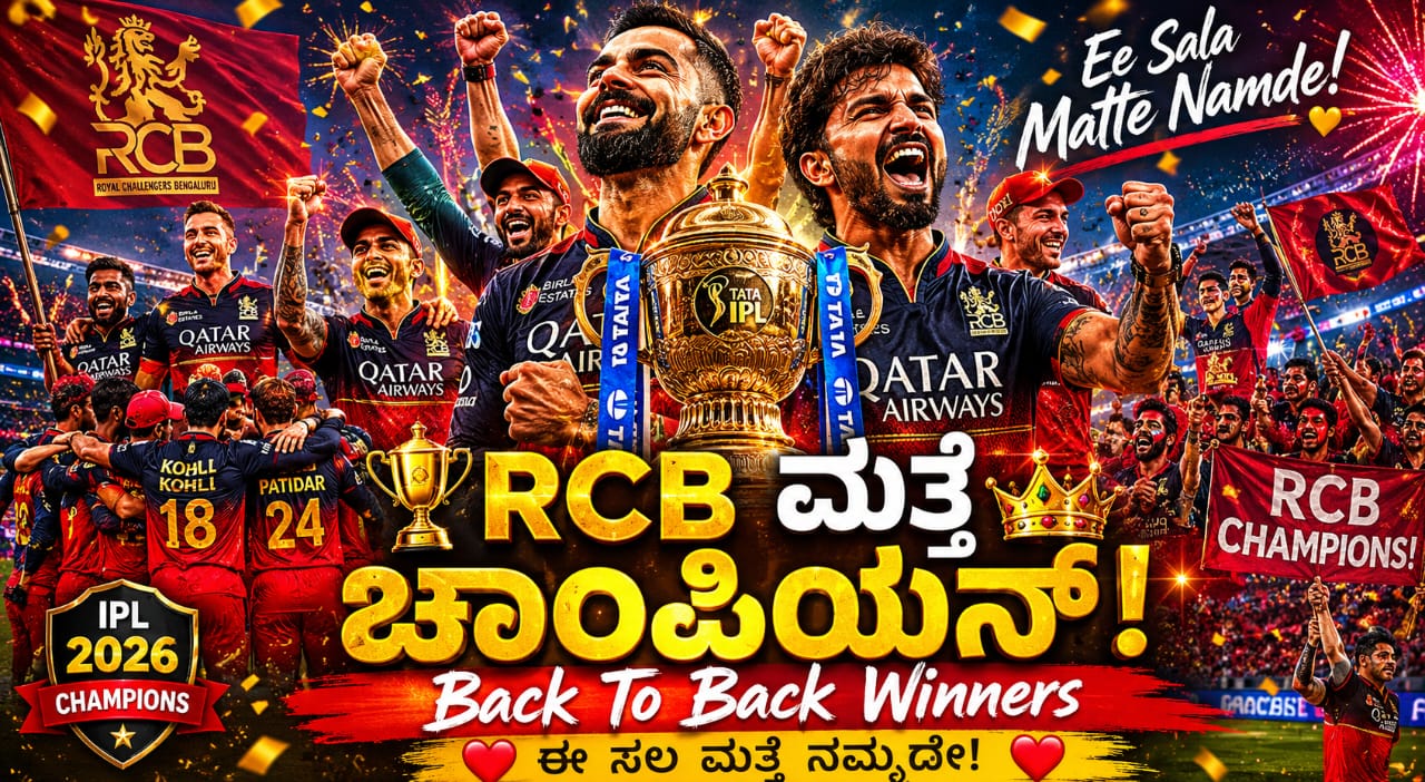 RCB Back To Back Champions